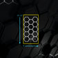 Hexagon Lighting with Yellow Border from Brighter Side Lighting