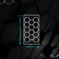 Brighter Side Lighting HIVE Hexagon LED Lighting with Border for Garage Gym Barbershop Detailing Wrap Tint Showroom and more