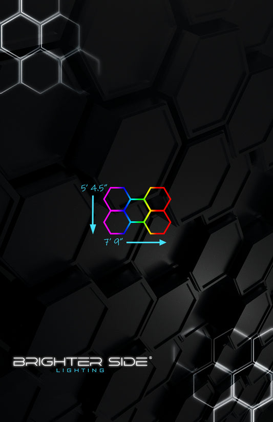 HIVE - Hexagon RGB LED Lighting System - 5 Standard Hex Kit