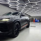 4 Car Garage Hexagon Lighting